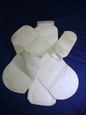 1 micron polypropylene #2 size bag filter lot of twenty