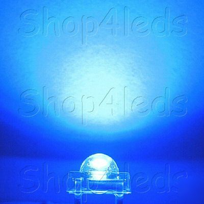 50 pc 5MM 5-chips 0.5W blue superflux led 100MA 30KMCD