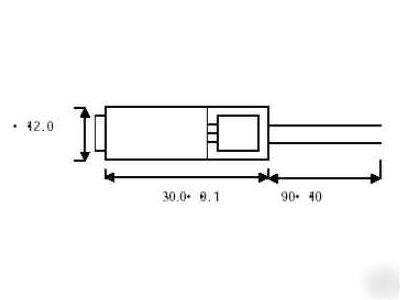 808NM 150MW laser oem diode 3.2VDC w/ adj. lens 808 nm