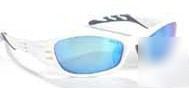 Aosafety fuel high performance safety glasses - white