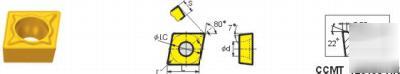 CCMT060208-hr/ PTD151 carbide inserts 30 lots of 10 pcs