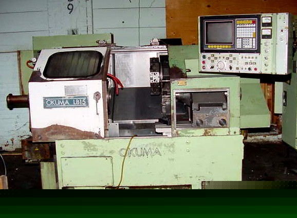 Cnc lathe, okuma lb-15 osp 5000