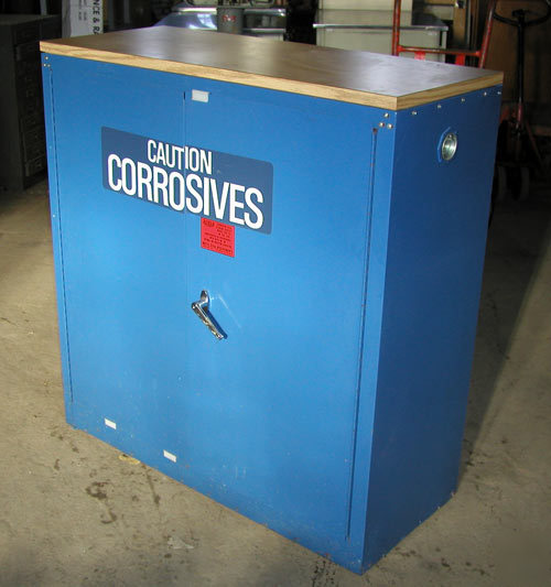 Corrosive acid cabinet certified eagle mfg co.