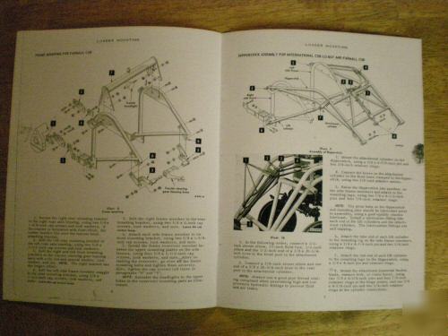 Farmall international cub tractor wagner loader manual