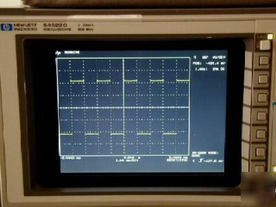 Hp - agilent 54522C 500 mhz oscilloscope w/extras 