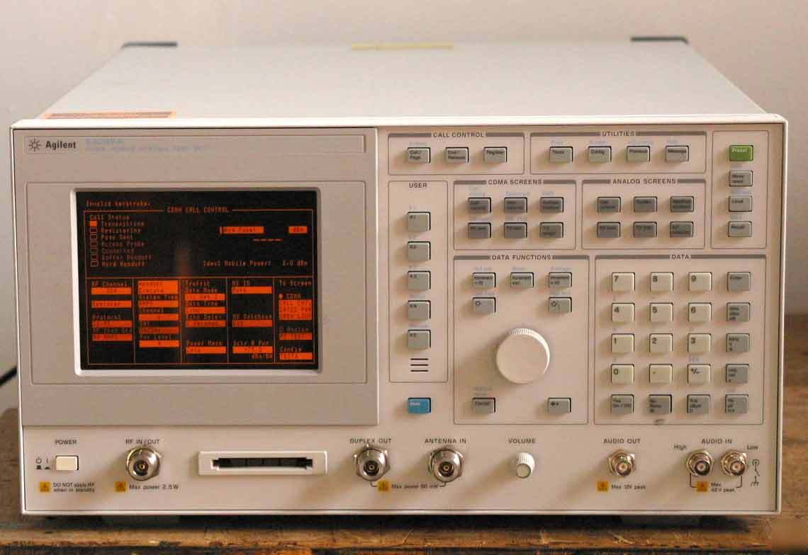 Hp agilent E8285A cdma mobile station test set