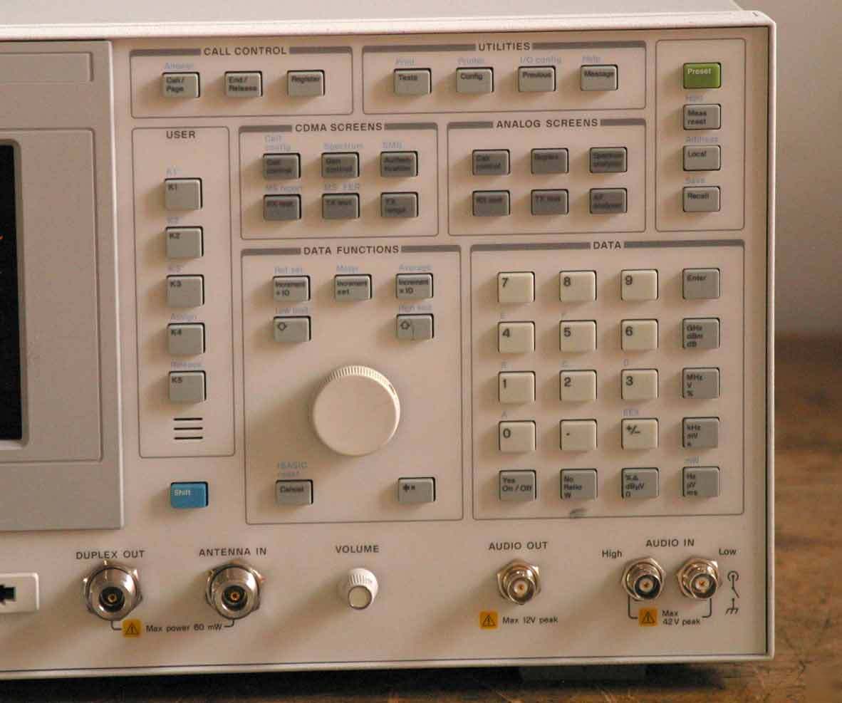 Hp agilent E8285A cdma mobile station test set