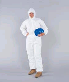 Kc 49114 kleenguard select white xl coveralls hood