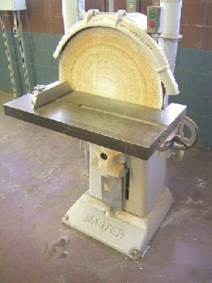 Kindt-collins (master) disc sander, no. r (20053)