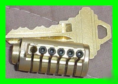 Lock pick practice cylinder cutaway view GR84 training