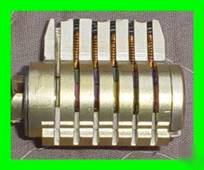 Lock pick practice cylinder cutaway view GR84 training
