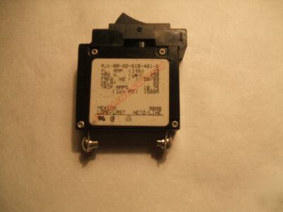 New carling AJ1-B0-22-615 15A 1P circuit breaker 1PC 