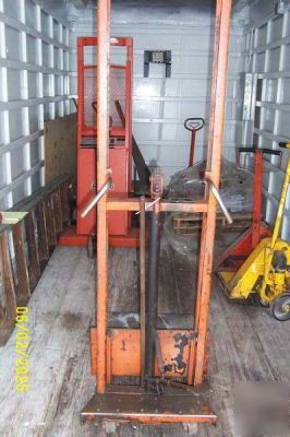 Presto lift hydraulic die lift forklift cart