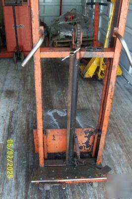 Presto lift hydraulic die lift forklift cart