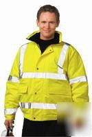 Royal gold hi-viz yellow bomber jacket xx-large EN471 