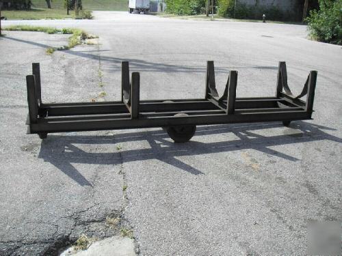 Screw machine shop transfer cart nice stock mover 