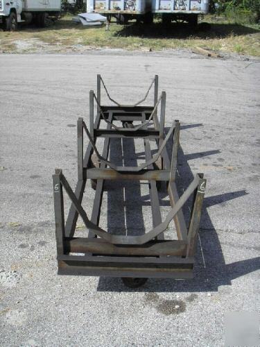 Screw machine shop transfer cart nice stock mover 