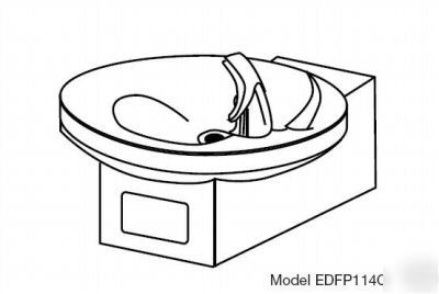 Elkay no lead swirlflo drinking fountain