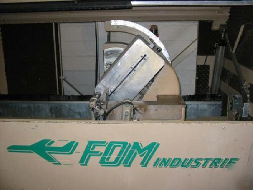 Fom cnc double head non ferrous saw w/encloser 