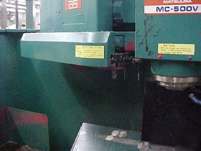 1983/4 matsuura mc-500V vertical machining center