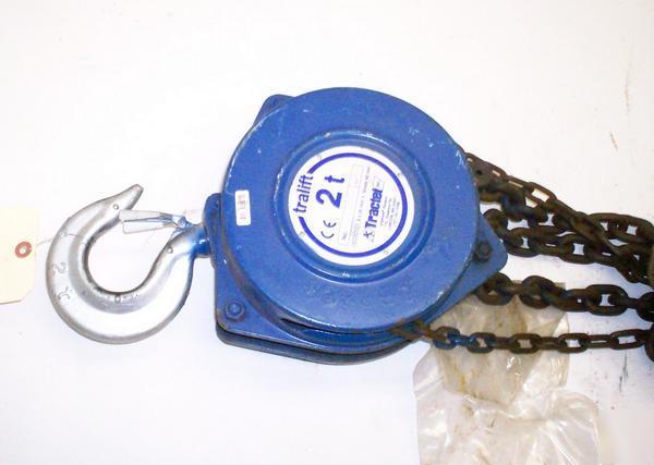 2 ton tractel chain hoist fits coffing,harrington,yale