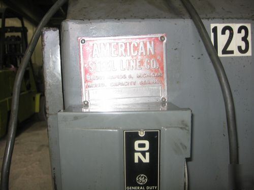 American steel line motorized coil cradle