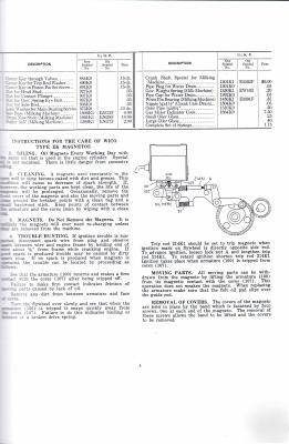 Cooper engines instructions and parts lists