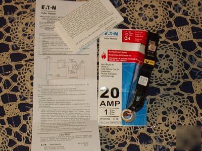 Cutler hammer 20 amp afci 120 volt ckt breaker ch