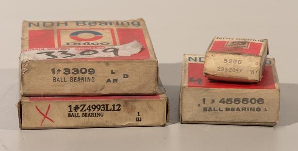 Delco ndh ball bearing assorted lot 
