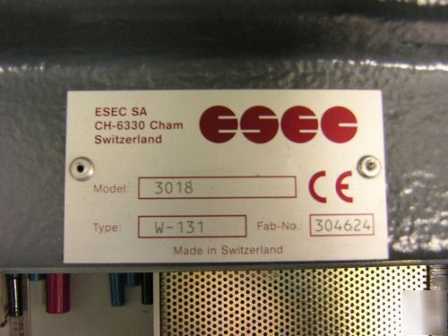 Esec 3018 automatic ball bonder - clean room ready