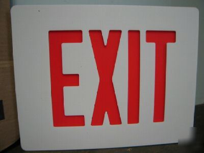 Exit sign hubbell duallite sempra #serwe 