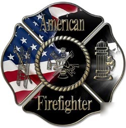 Firefighter decal reflective 6