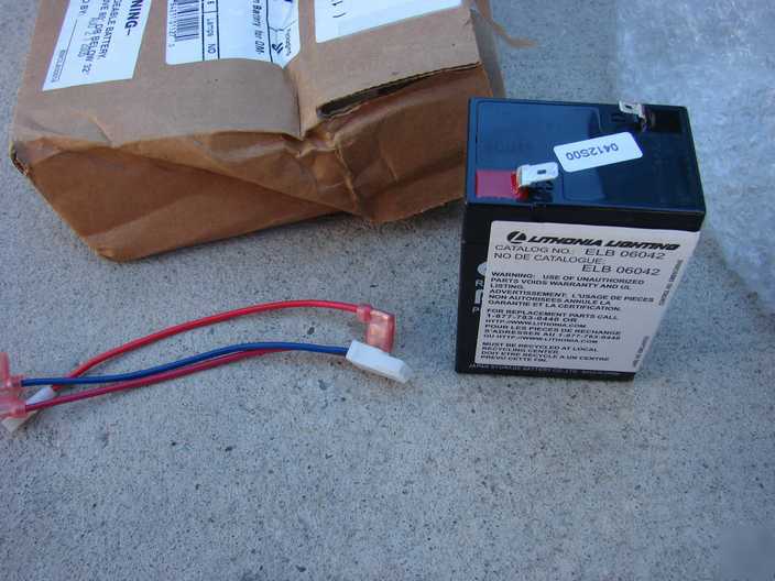 Japan storage PE6V4.5 lithonia battery ELB06042 6V