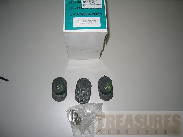 Knc homeshop hsrd-a/3 equipment isolation mounts 3 