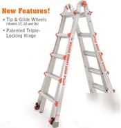 Little giant ladder 26 @ 300 w/ work platform & wheels
