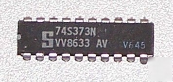Lot of 10 74S373N intergrated circuits 74373