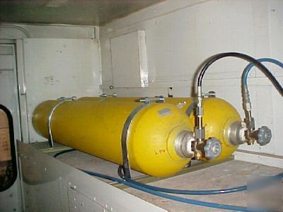 Mako air compressor scba scuba cascade system, 