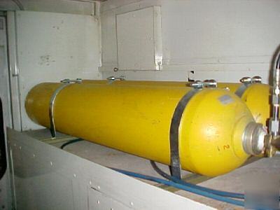 Mako air compressor scba scuba cascade system, 