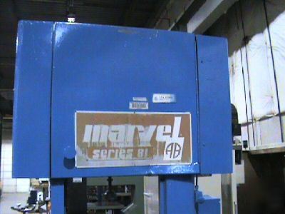 Marvel 81 hydraulic vertical bandsaw