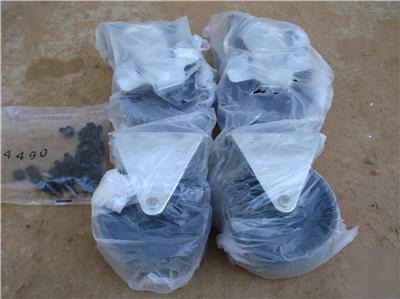 New 4-craftsman 5 x 2 in. caster set for tool cabinets, 