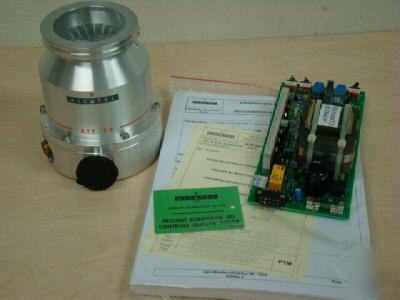 New alcatel atp 80 turbomolecular vacuum pump & board, =