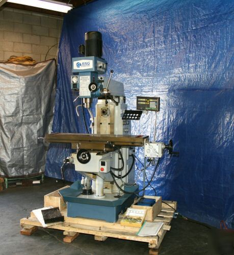 New brand ang vertical & horizontal milling machine