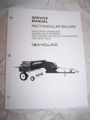New holland baler gearbox tranny repair service manual 