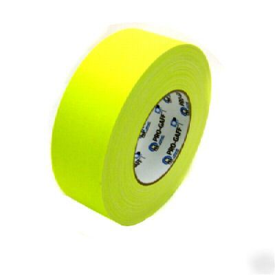 Pro gaff fluorescent yellow gaffer's tape 2