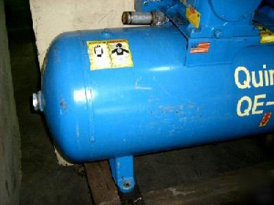 Quincy horizontal air compressor, 5 hp 1740 rpm (20408)
