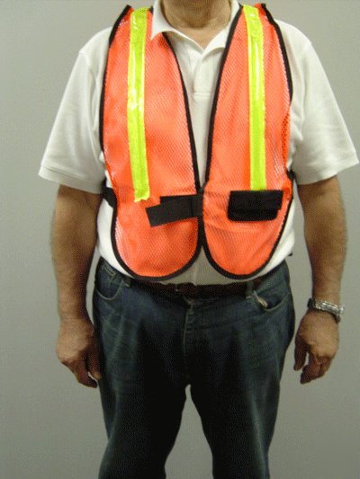 Safety vest illuminating / lighting capable reflective