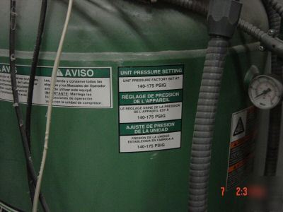 Speedaire 7.5 hp 2 stage air compressor 2004 used