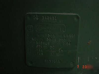 Speedaire 7.5 hp 2 stage air compressor 2004 used