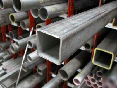 Stainless steel sq tube mill finish 1X1X16GAX48