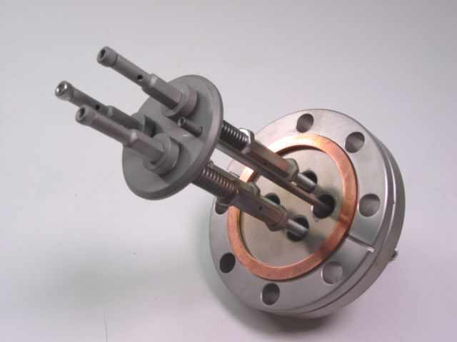Varian electrode 384 esr electron gun ebeam 384 flange